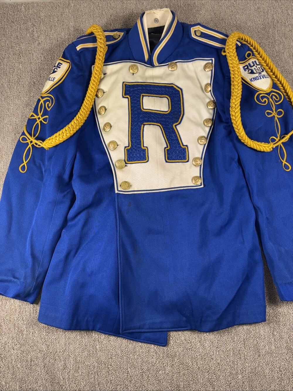 Vintage 1964 Rule High School Marching Band Uniform Jacket Only Knoxville